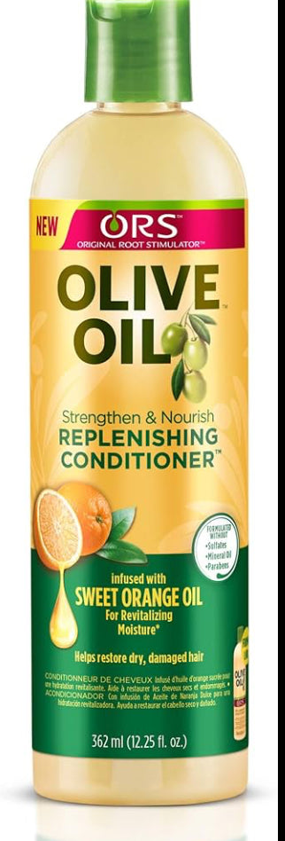 ORS Olive Oil Strengthen & Nourish Replenishing Conditioner.
